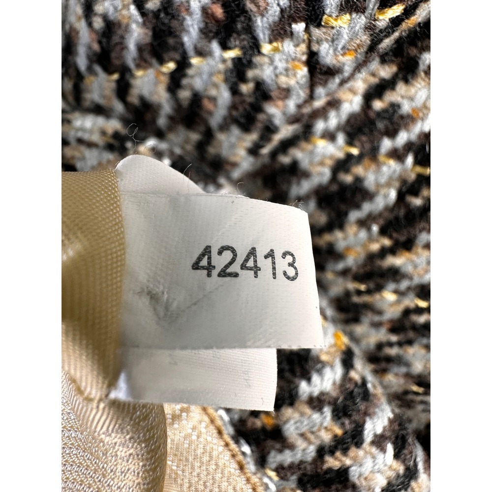 Express Design Studio Tweed Womans 3/4 Coat Floral‎ Embellished Beaded size XS - Picture 8 of 9